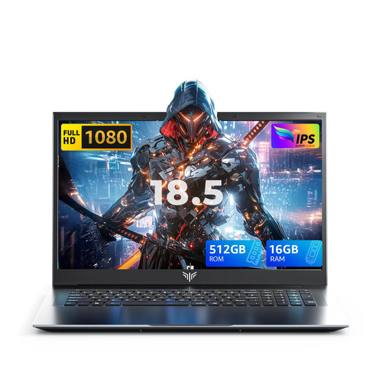 Laptop 18.5 inch, 2026 Laptop, 16GB RAM 512GB SSD, ?ntel N150 Processor(Up to 3.6GHz), Laptop Computer 8000mAh Battery, Full HD