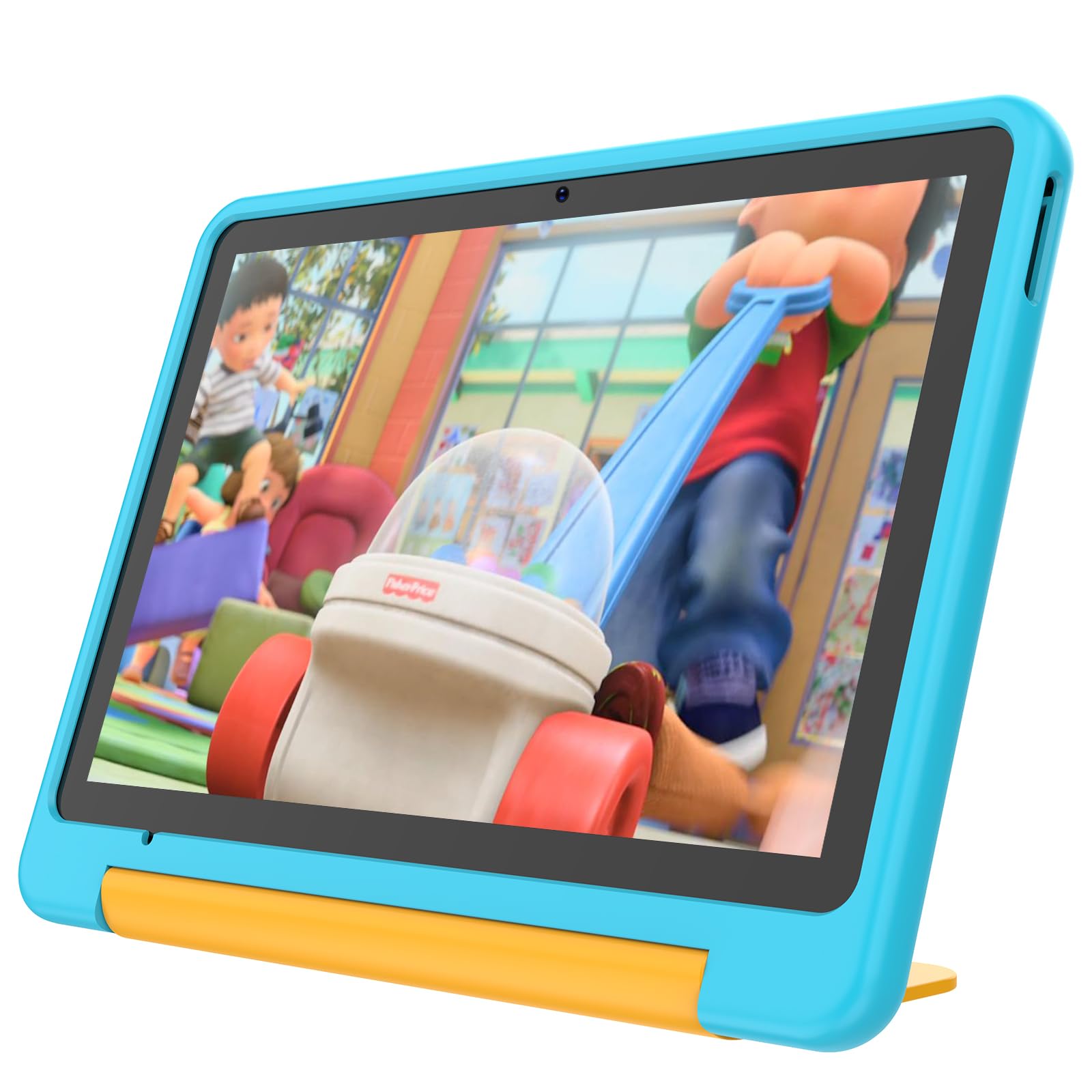 PRITOM All-New Tablet Android 15, 10 Kids Tablet, Parental Control, 64GB, 1TB Expandable Tablets for Kids, Children, WiFi6, Ed