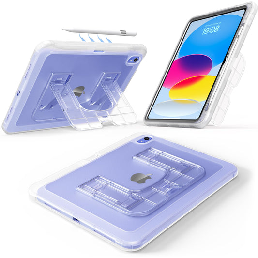 CCMAO Case for iPad (A16) 11th/10th Gen (2025/2022), Shockproof Protective Lightweight iPad Cover with Pencil Holder, Kickstand,