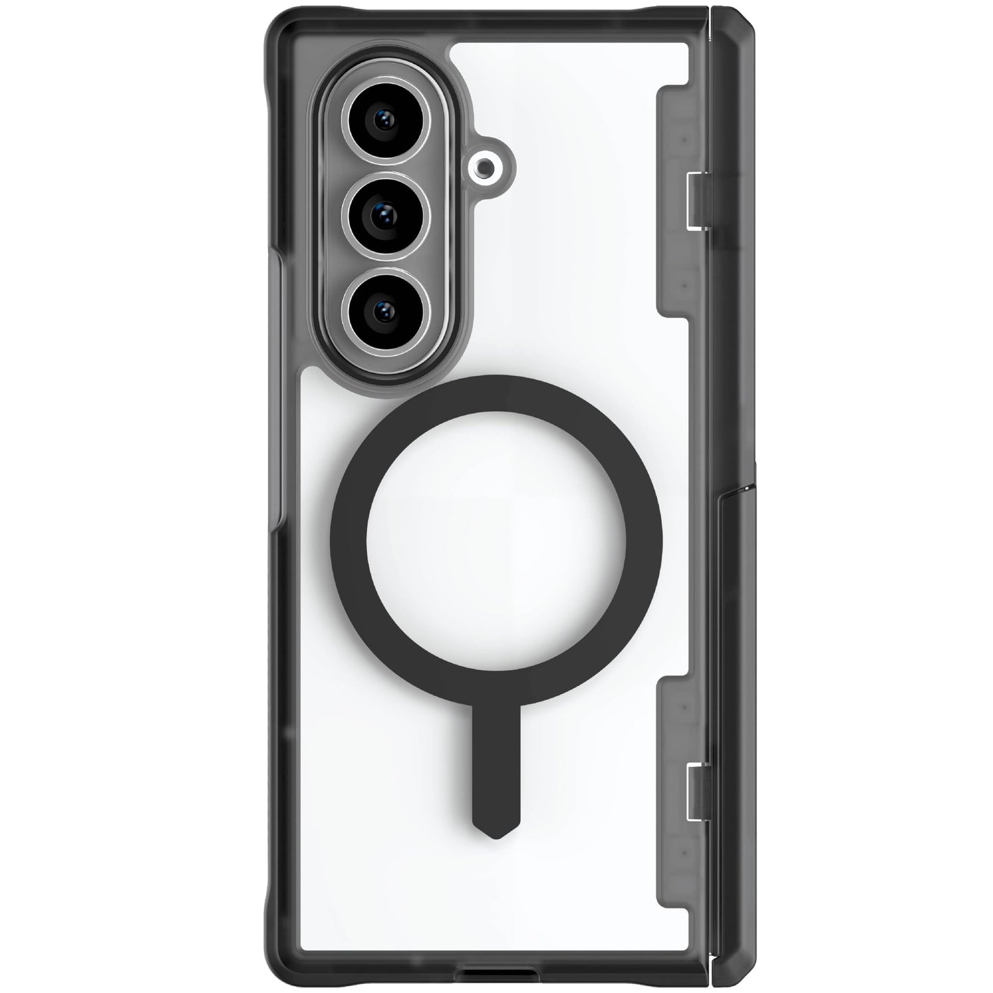 Ghostek Covert Clear Fold 7 Case with Built-in Kickstand, MagSafe and Full Hinge Protection Designed for 2025 Samsung Galaxy Z F