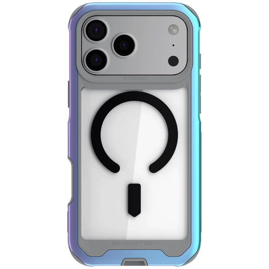 Ghostek Atomic Slim iPhone 17 Pro Max Case, Compatible with Apple MagSafe Accessories, Aluminum Metal Bumper, Shockproof Drop Pr