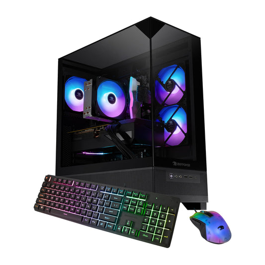 iBUYPOWER Element SE Gaming PC Desktop Computer Intel Core i5 14400F CPU, NVIDIA GeForce RTX 5050 8GB GPU, 16GB DDR5 RGB 5200MHz