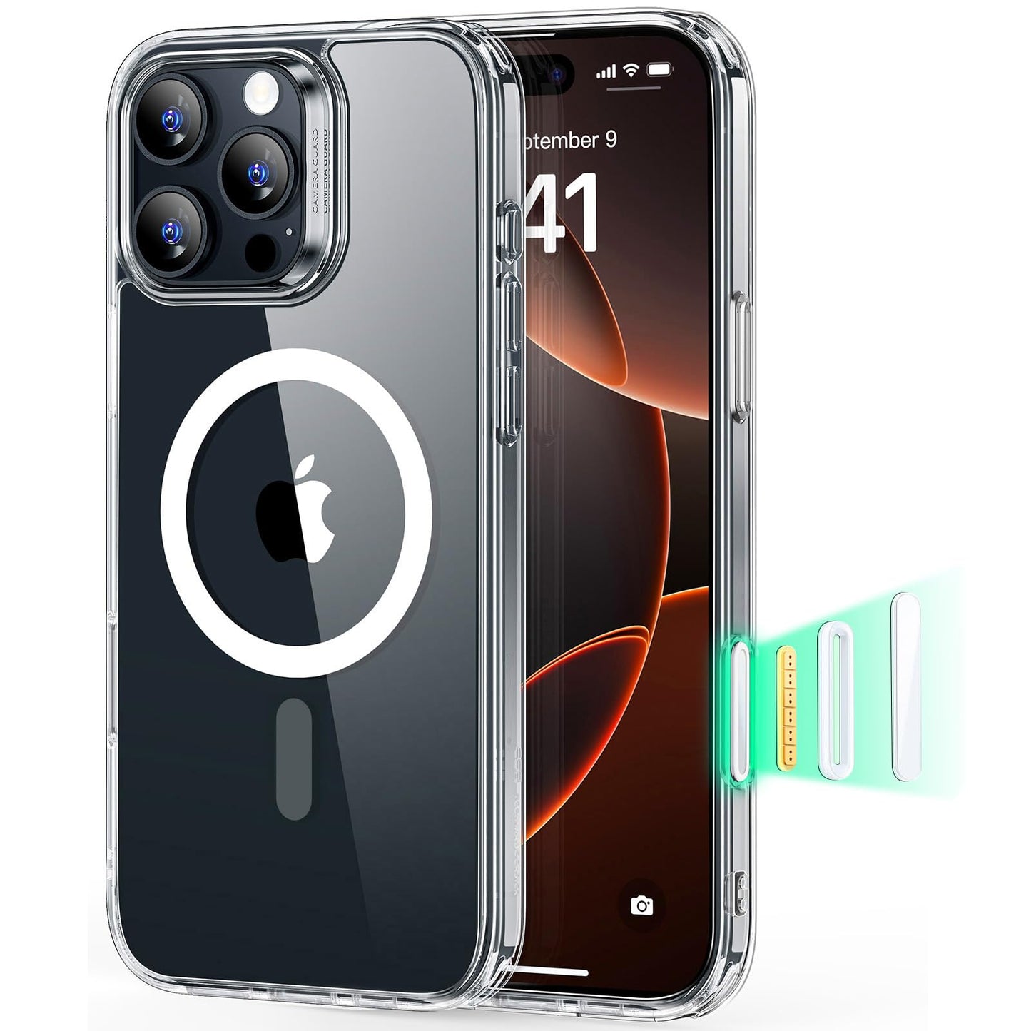 ESR for iPhone 16 Pro Max Case, Camera Control, Compatible with MagSafe, Shockproof Military-Grade Protection, Magnetic Phone Ca