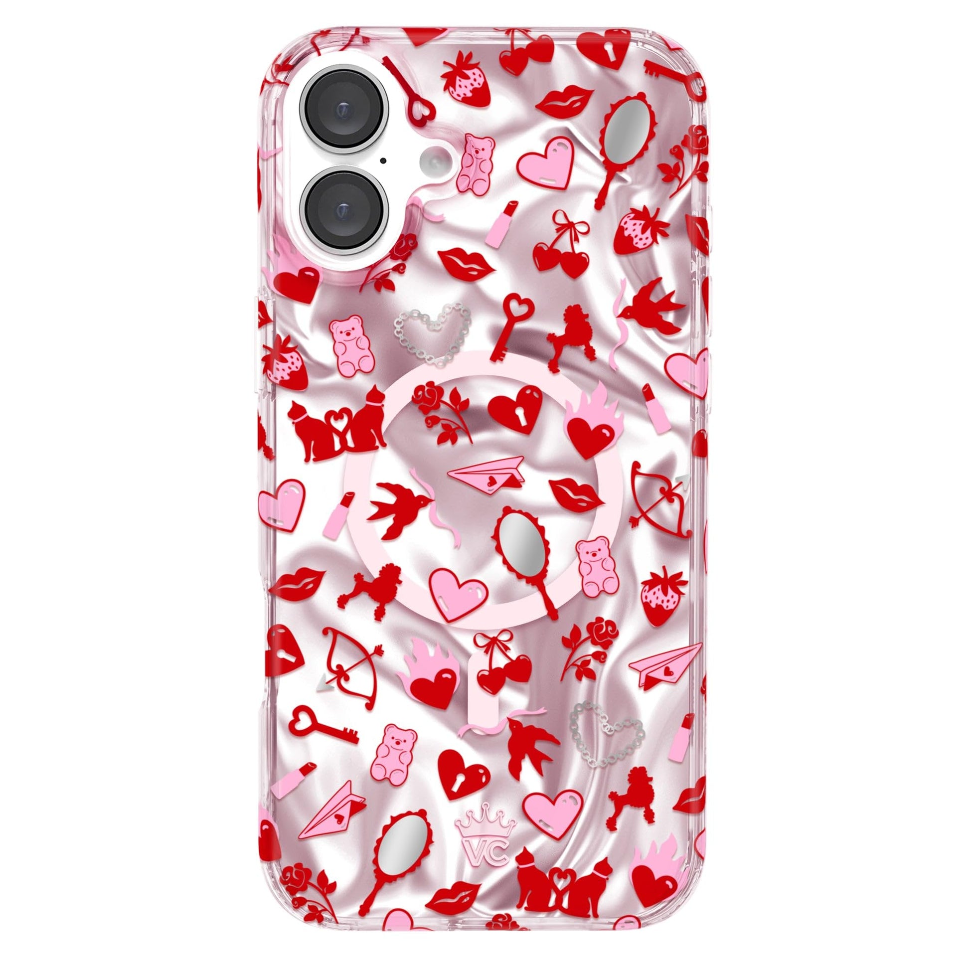 VELVET CAVIAR for iPhone 16 Plus Case - Compatible with MagSafe [10ft Drop Tested] - Lover Girl Holo