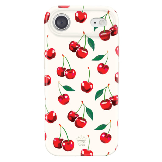 VELVET CAVIAR Case for iPhone 17 Air | Compatible with MagSafe | 10ft Drop Tested | Protective Designer Cases | Mon Cheri Cherry