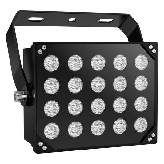 [Upgraded] Univivi IR Illuminators 20 LEDs 850nm Long Range Illuminator 90 Degree Wide Angle Infrared Flood Light IP67 Waterproo