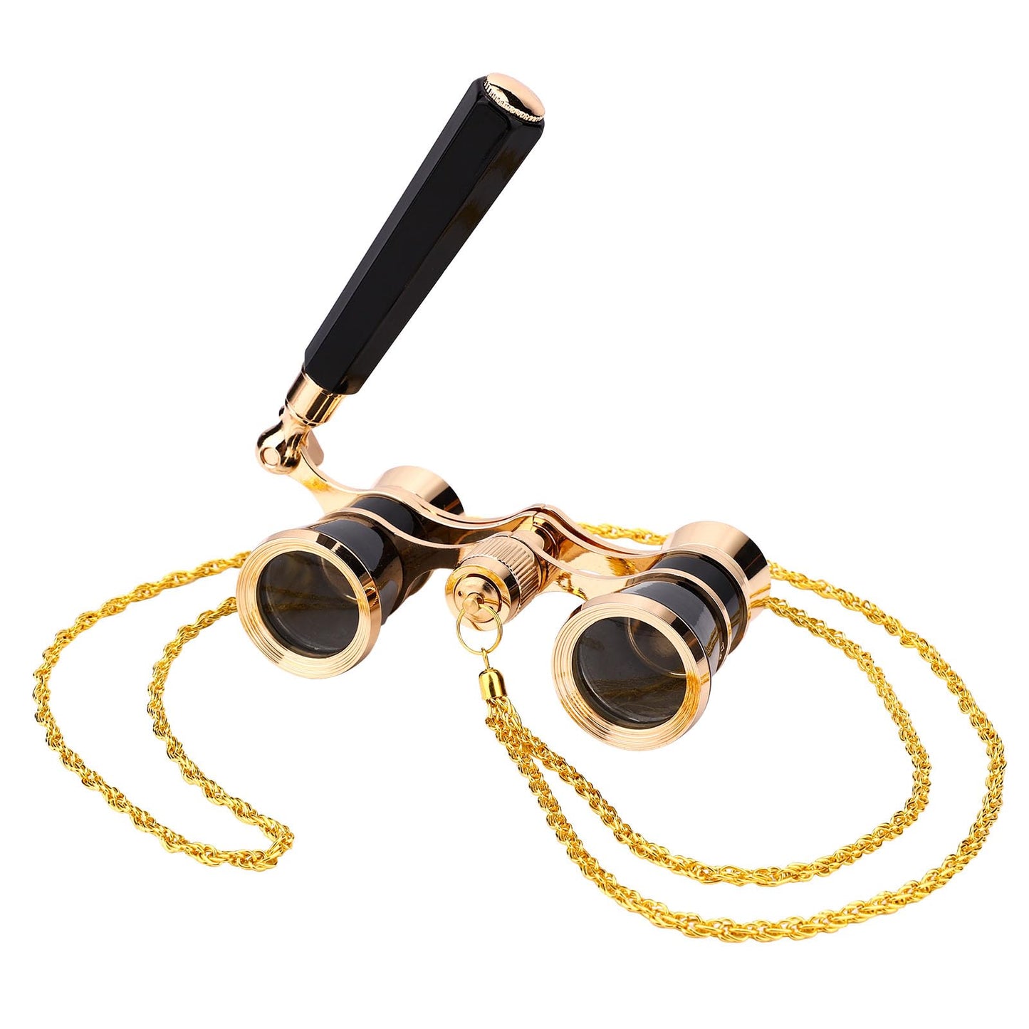 Mini Opera Glasses with Adjustable Handle and Chain, Compact Portable Binoculars for Theater, Ballet, Concerts, Musicals & Live