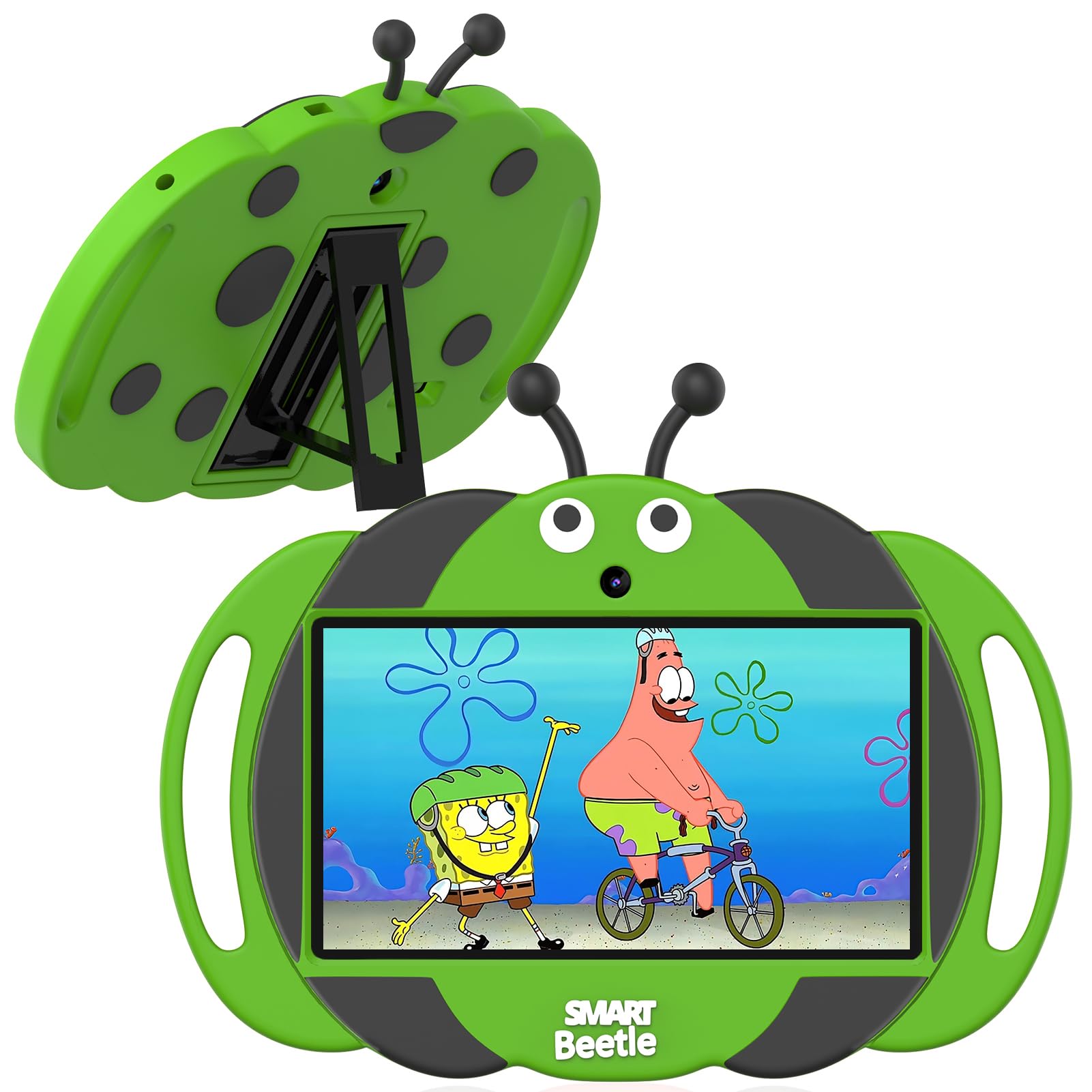 VOLENTEX Android 13 Kids Tablet, 7 inch Tablets for Age 3-10, Educational Pad, 32GB ROM Toddler Pad with Shockproof Silicone Cas