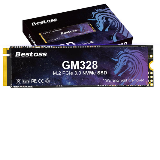 2TB NVMe M.2 2280 SSD, PCIe Gen3 3D NAND Internal Solid State Drive, Dynamic SLC Cache, Up to 3500MB/s, For Students, Office Wor