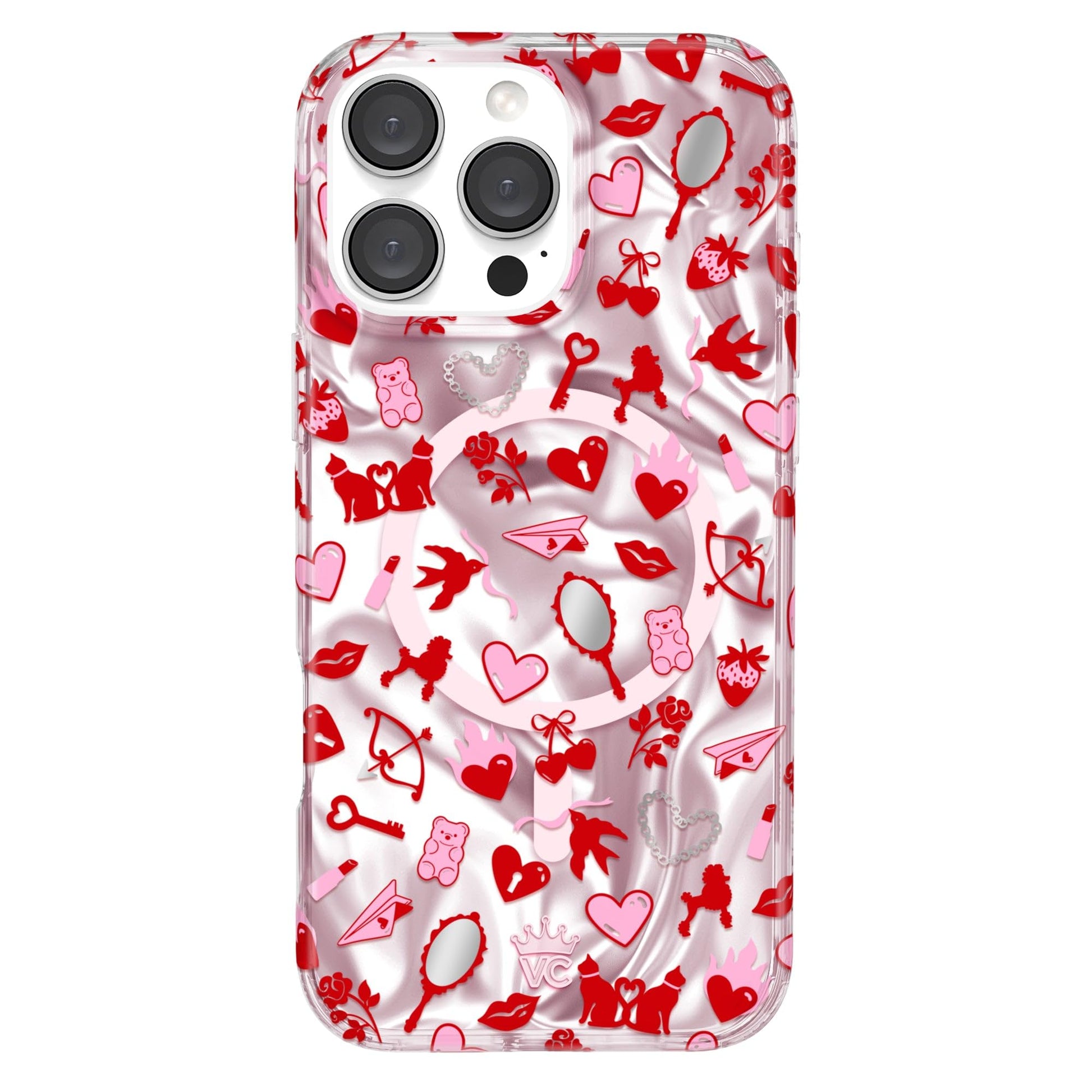 VELVET CAVIAR for iPhone 16 Pro Max Case - Compatible with MagSafe [10ft Drop Tested] - Lover Girl Holo