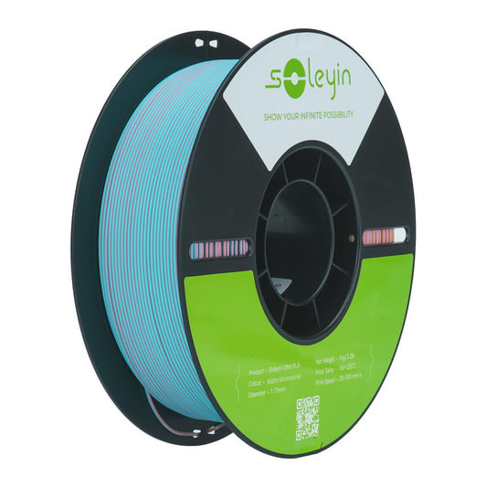 SOLEYIN 3D Printer Filament 1.75mm Ultra PLA Filament for 3D Printing High Speed 30-300mm/s Accuracy +/- 0.02mm, 1kg Spool (2.2l