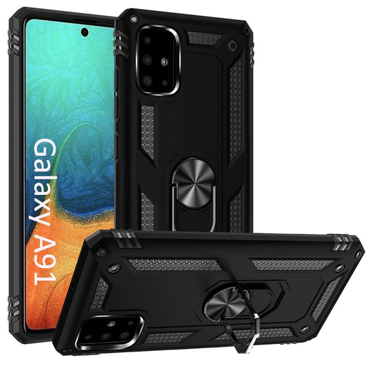 A71 5G Case, A91 Case, S10 Lite Case,with Kickstand Ring,Adjustable Stand,Military Grade,Heavy Duty Protection,Shockproof,Anti-F