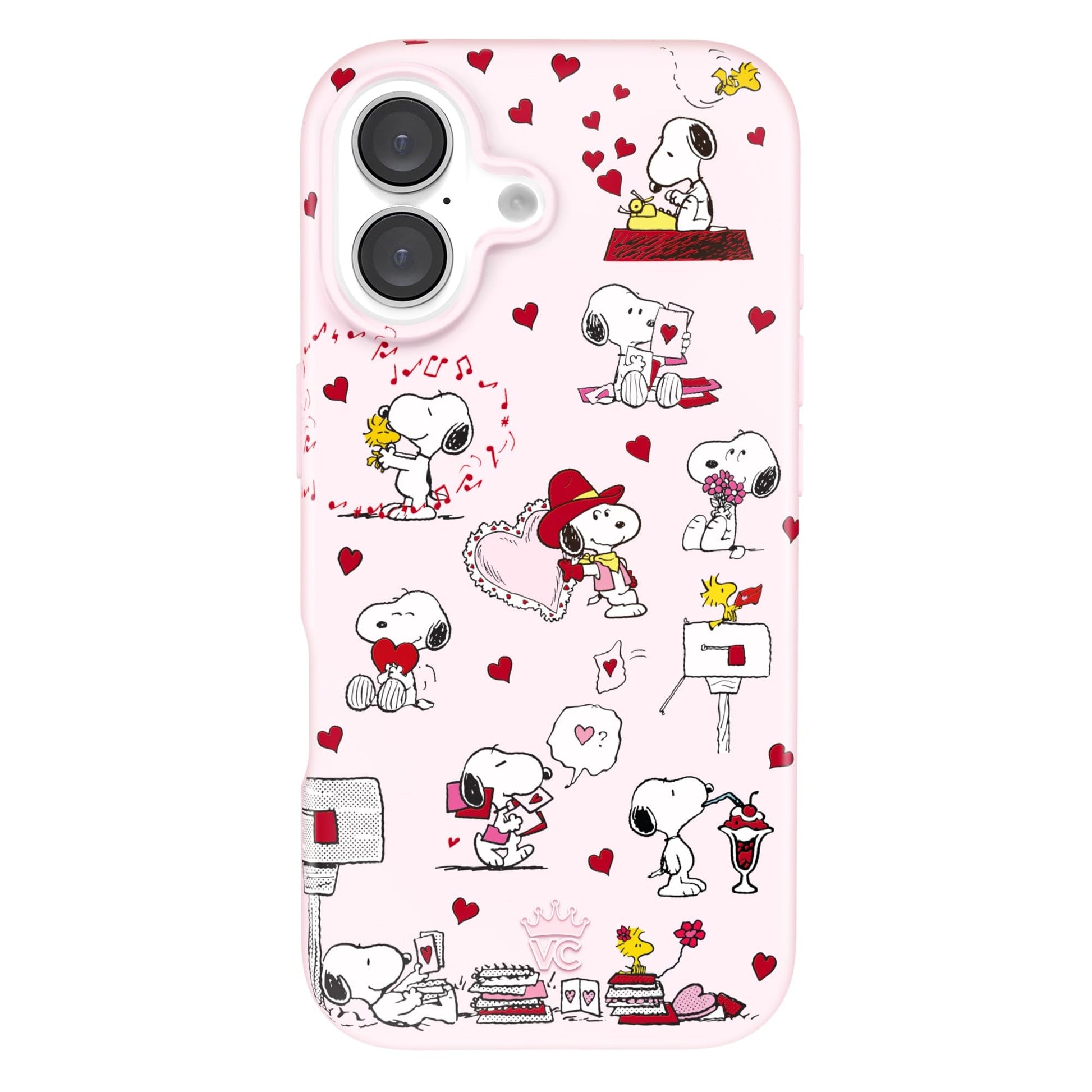 VELVET CAVIAR x Snoopy Phone Case for iPhone 16 - Compatible with MagSafe [10ft Drop Tested] - Snoopy Lovely Moods