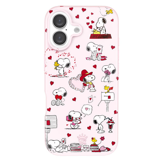 VELVET CAVIAR x Snoopy Phone Case for iPhone 16 - Compatible with MagSafe [10ft Drop Tested] - Snoopy Lovely Moods