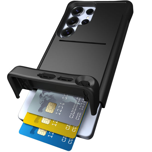 Scooch for Samsung Galaxy S25 Ultra Case with Card Holder, Wingmate Wallet Case with Hidden Card Slot and RFID Protection, Holds