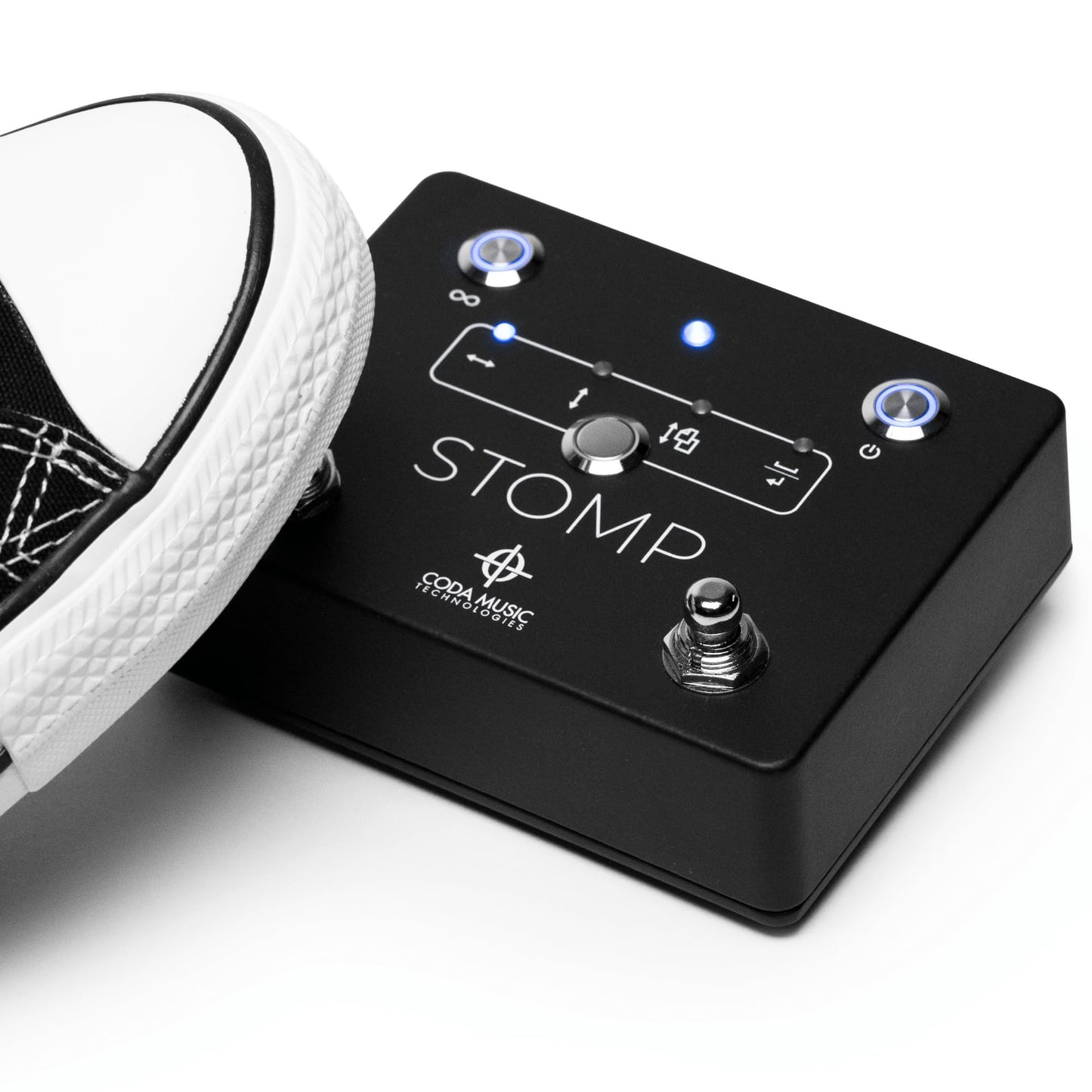 STOMP Bluetooth Page Turner for Ipad & Tablets, Hands-Free Wireless Page Turner, Bluetooth Page Turner Pedal Compatible with IOS