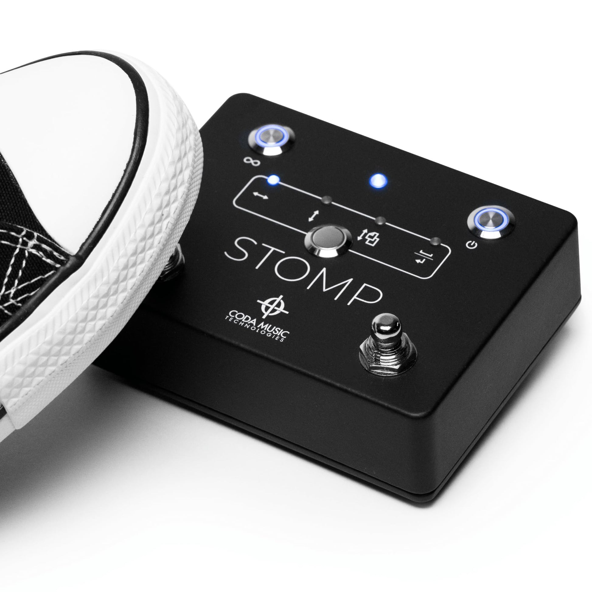 STOMP Bluetooth Page Turner for Ipad & Tablets, Hands-Free Wireless Page Turner, Bluetooth Page Turner Pedal Compatible with IOS