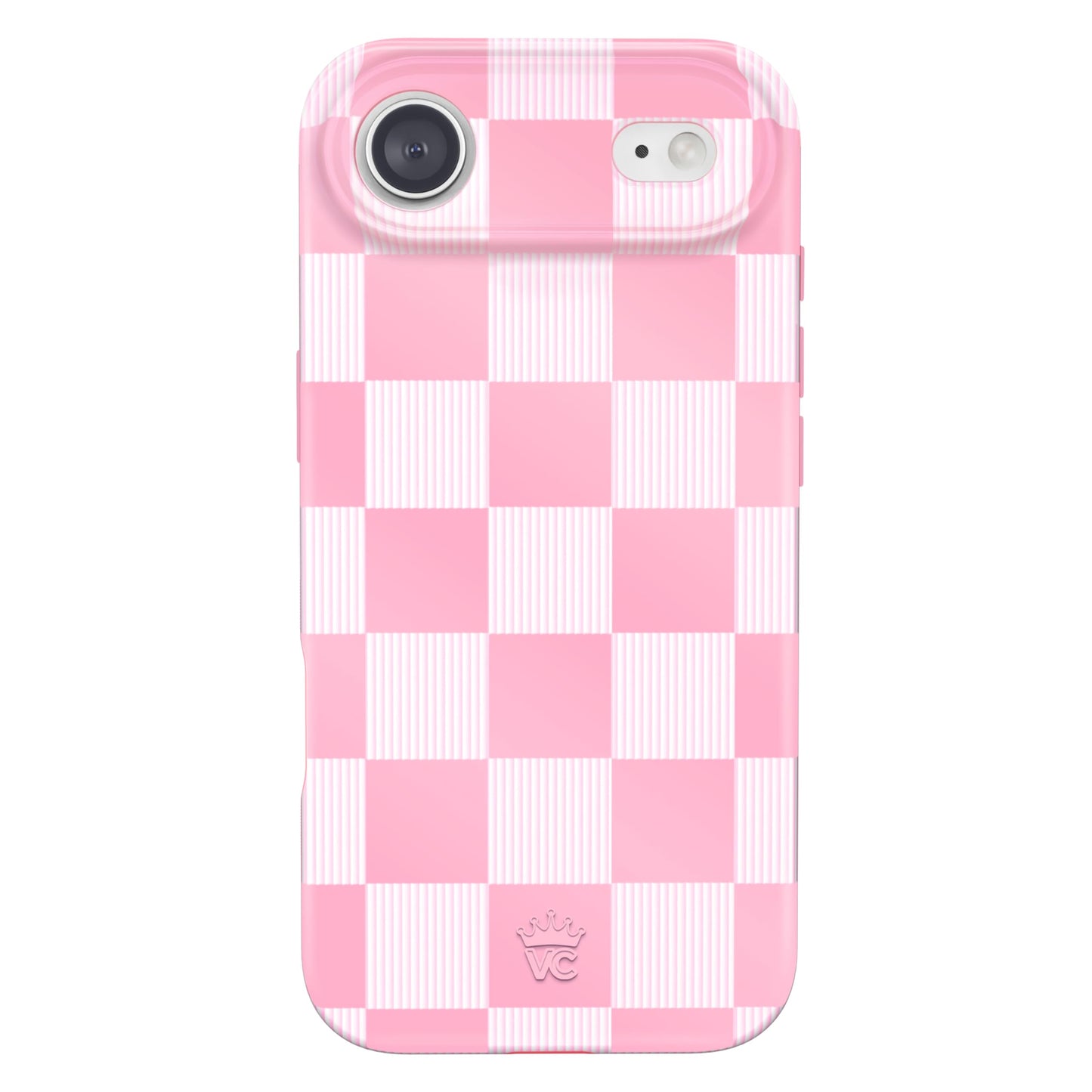 VELVET CAVIAR Case for iPhone 17 Air | Compatible with MagSafe | 10ft Drop Tested | Protective Designer Cases | Pink Vibe Checke