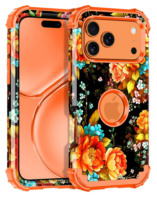 Casetego for iPhone 17 Pro Max Case,Three Layer Heavy Duty Sturdy Shockproof Protection Full Rugged Hard PC+Soft TPU Bumper Prot
