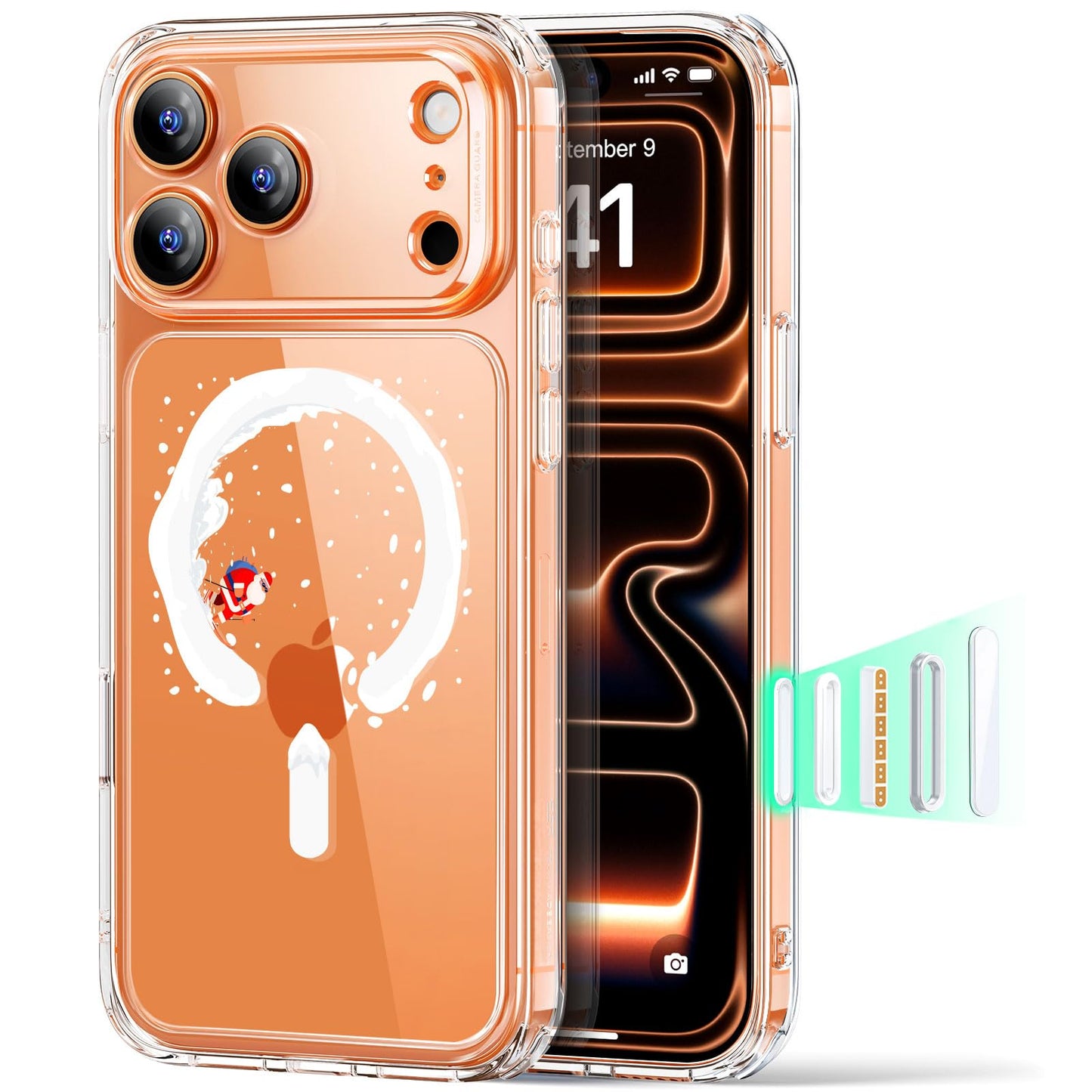 ESR for iPhone 17 Pro Max Case, Camera Control, Compatible with MagSafe, Shockproof Military-Grade Protection, Magnetic Phone Ca