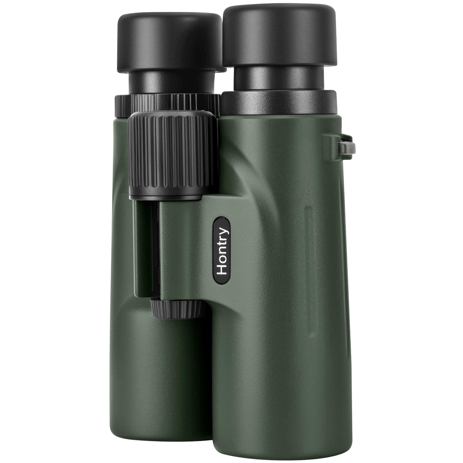 Hontry 8x42 HD Waterproof Binoculars, Green, Rubber, Model 8010G for Outdoor Activities