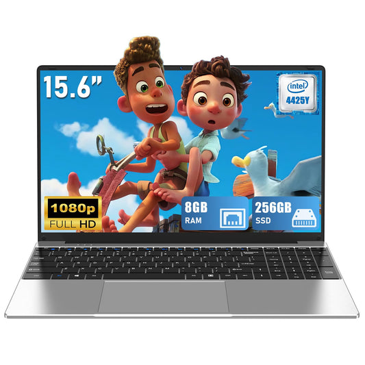 Laptop Computer, Windows 11 Pro Lap Top 2026 New, 15.6 Inch Laptop PC, 8GB RAM 256GB SSD, 4425Y Processor, IPS FHD 1920*1080P, 2