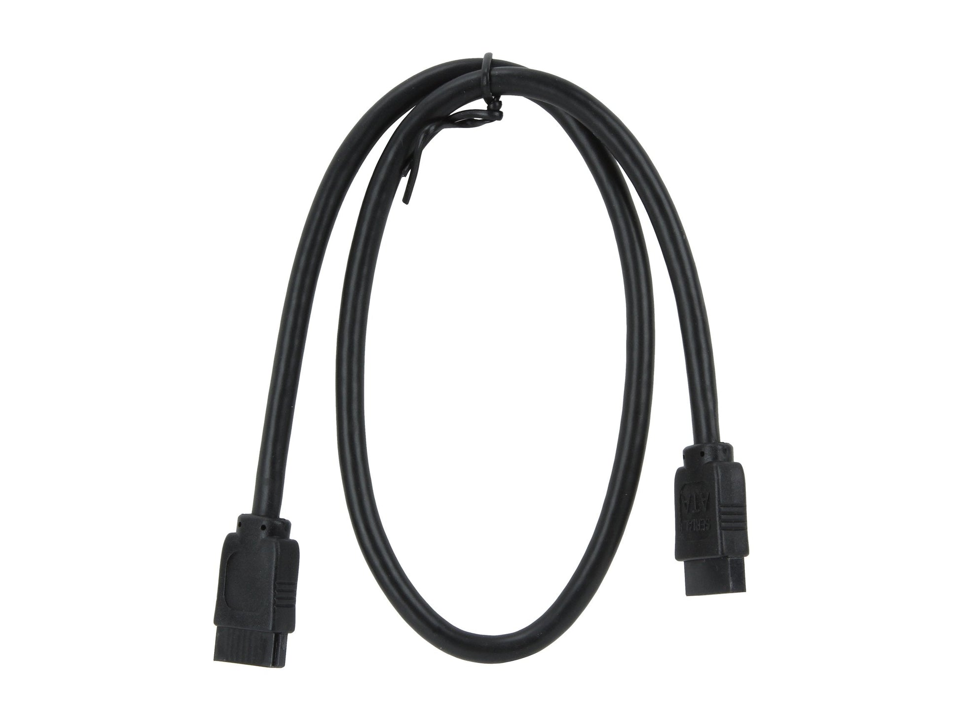 Nippon Labs SATA3-R-1.5FT-BK Sata3 Cable, Copper - 18-Inch Round Cable, Black