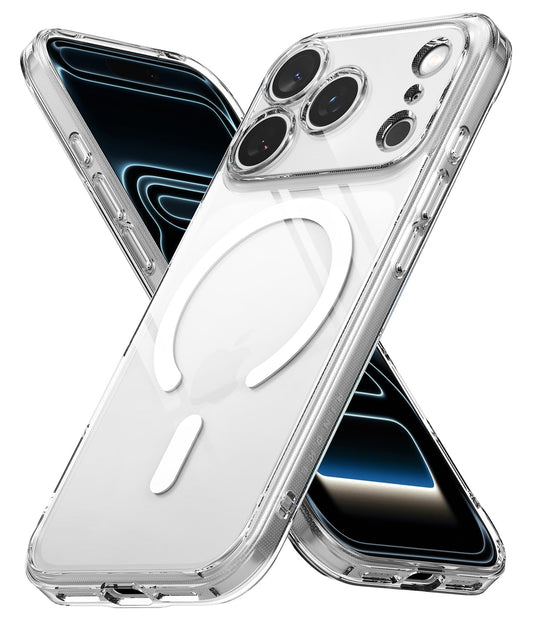 Ringke Fusion for iPhone 17 Pro Case [Compatible with MagSafe] UV Coating for Scratch & Discoloration Resistant, Shockproof Air