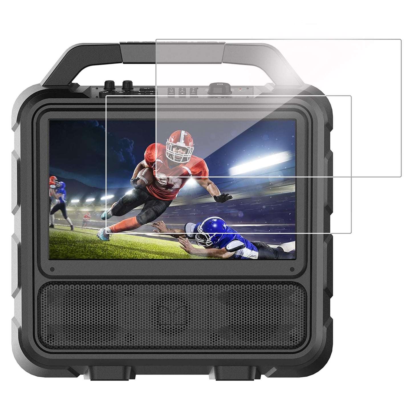Baoshim 2 Pack Anti Glare Screen Protector Compatible with Monster Vision Portable Entertainment System | Anti-Glare,Clear Touch