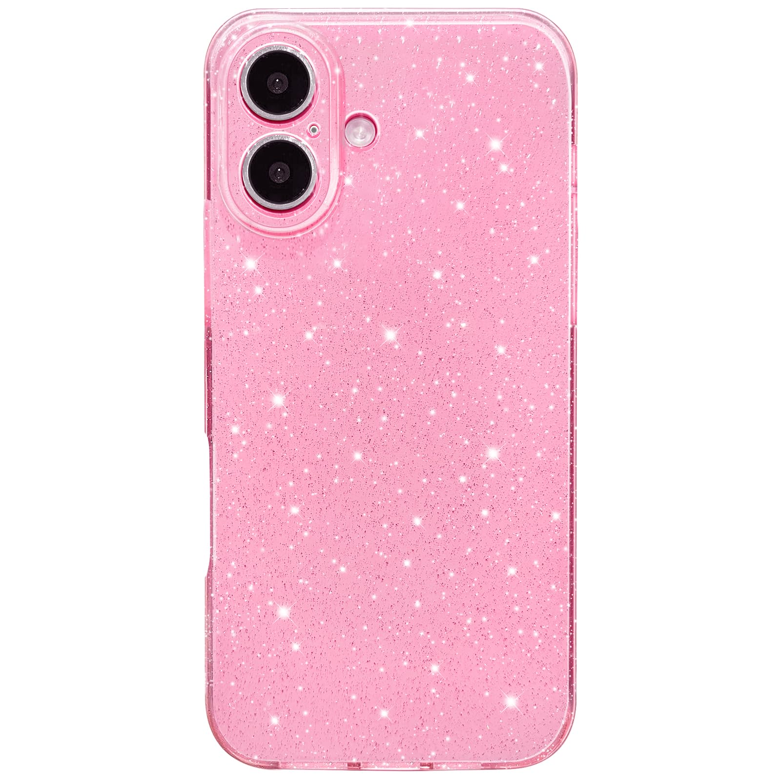 Hython Case for iPhone 17 Case Glitter Cute Sparkly Shiny Bling Sparkle Phone Cases 6.3 , Thin Slim Fit Soft TPU Bumper Shockpro