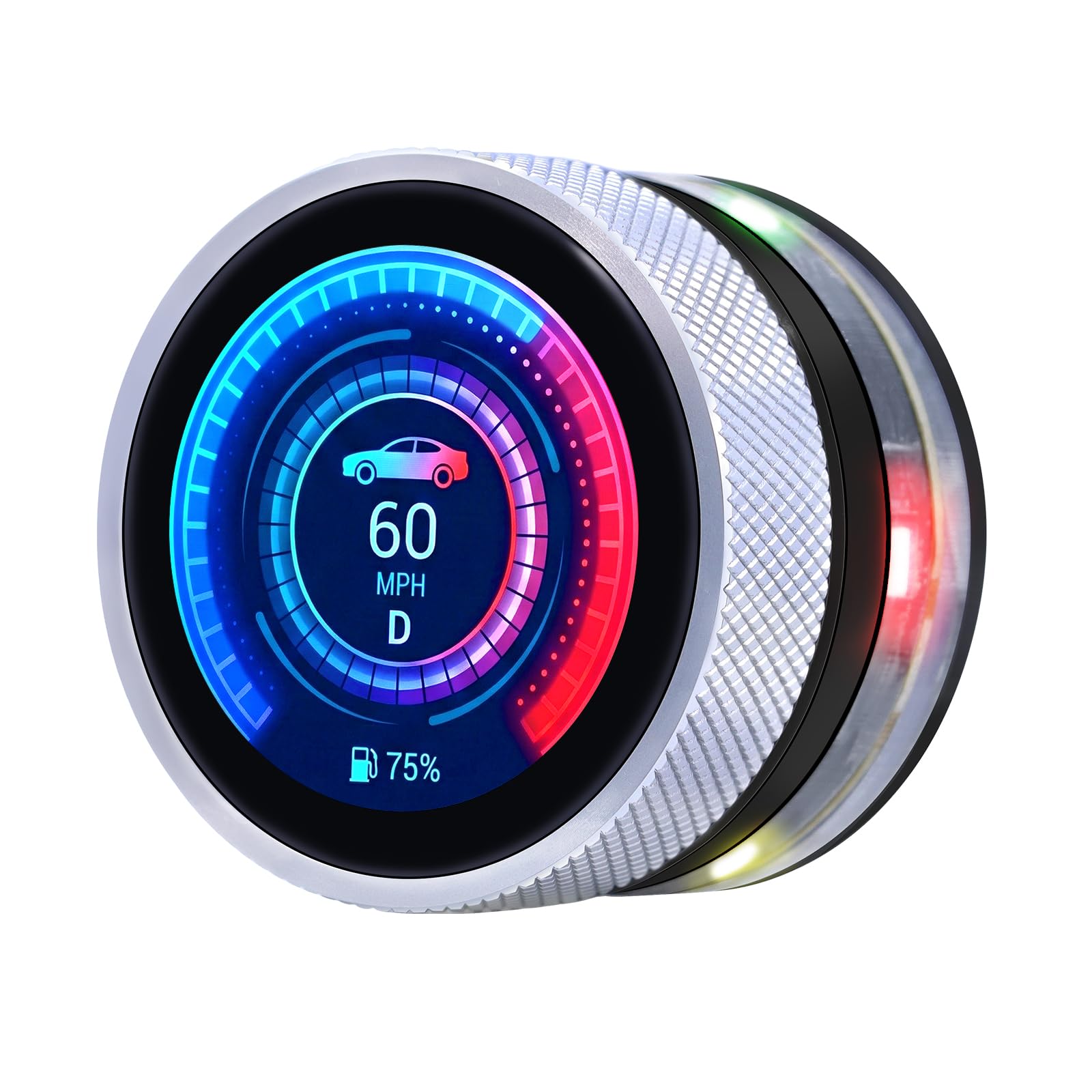 ELECROW ESP32 Rotary Display 240x240-1.28 Inch HMI IPS Round Knob Touch Display Development Board, 2.4G WiFi and BLE Capacitive