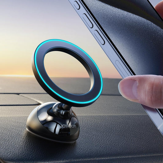 JOYROOM for MagSafe Car Mount, All-Metal Magnetic Phone Holder for Car, [Stronger Magnet] Car Magnet Phone Mount for Dash, Fit f