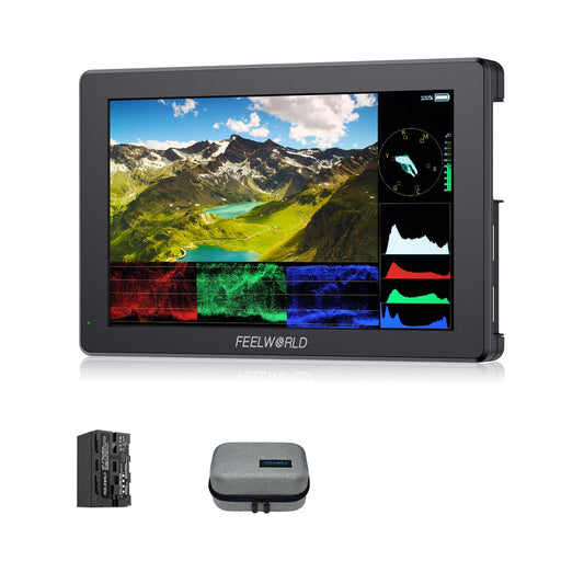 FEELWORLD T7 PRO 7 Inch 2000nit Aluminium Camera Field Video Monitor Ultra Bright 1920x1200 IPS 4K HDMI 60 Waveform LUT HDR with