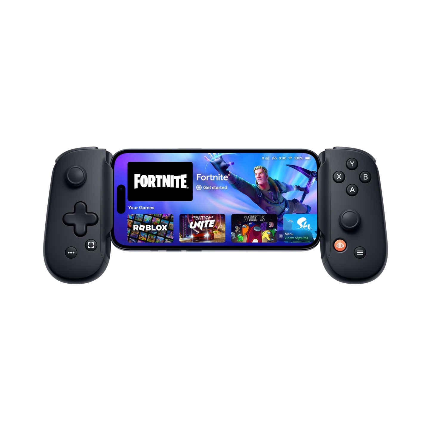 BACKBONE One Mobile Gaming Controller for iPhone 14 & Older (Lightning) 2nd Gen, Phone Controller, Play Xbox, PlayStation, PC, A