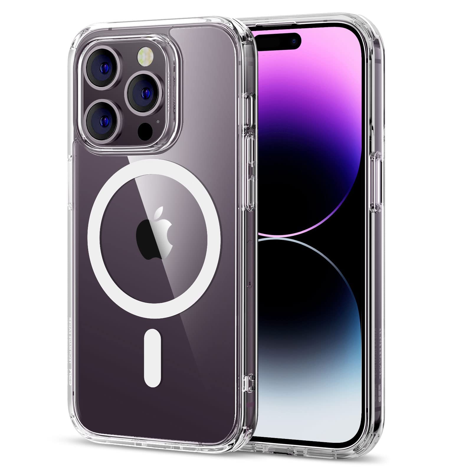 ESR for iPhone 14 Pro Max Case, Compatible with MagSafe, Shockproof Military-Grade Protection, Yellowing Resistant, Magnetic Cla