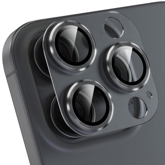 Choiche Compatible for iPhone 16 Pro/iPhone 16 Pro Max Camera Lens Protector, Bling Camera Cover with 9H Tempered Glass Lens Scr