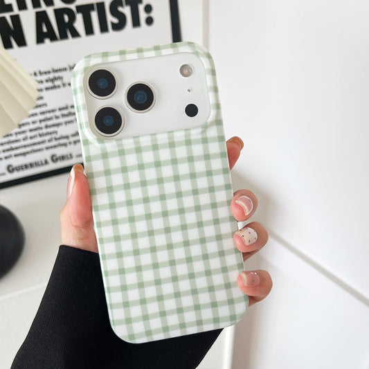 ZTOFERA for iPhone 17 Pro Max Case with Trendy Grids Plaid Checkerboard Pattern,Fashion Simple Checkered Print for Women Men,Sof