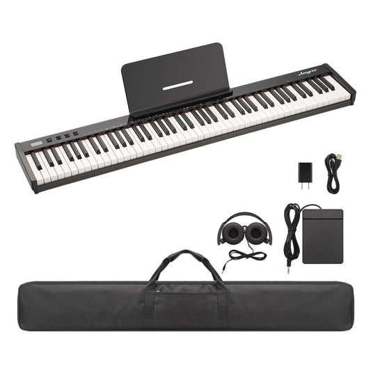 88-Key Portable Electric Keyboard, No Accessories, Lightweight and Easy to Carry, Perfect for Students