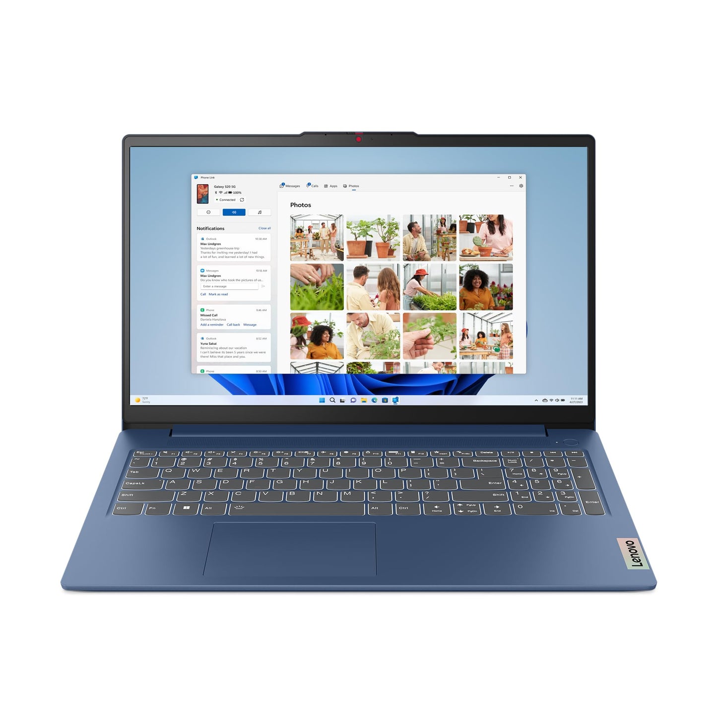 Lenovo IdeaPad Slim 3 - Everyday Laptop - Lightweight - Windows 11-15.6 FHD - 8GB Memory - 256GB Storage - AMD Ryzen 5 7520U - A