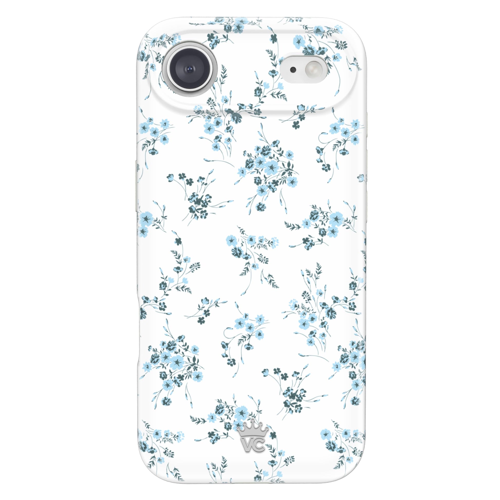 VELVET CAVIAR Case for iPhone 17 Air | Compatible with MagSafe | 10ft Drop Tested | Protective Designer Cases | French Blue Flor