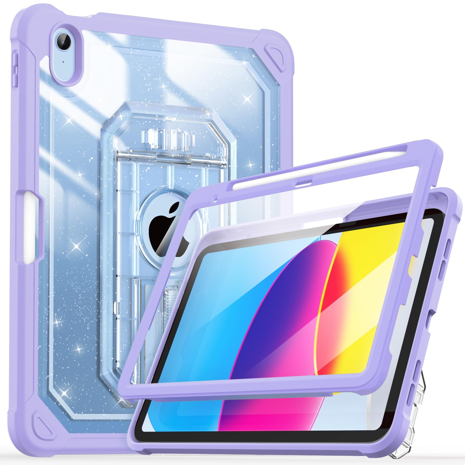 Cantis Case for iPad A16 11 Inch 2025/ iPad 10th Generation 2022 (10.9 inch) with Screen Protector & Pencil Holder, 11th Generat