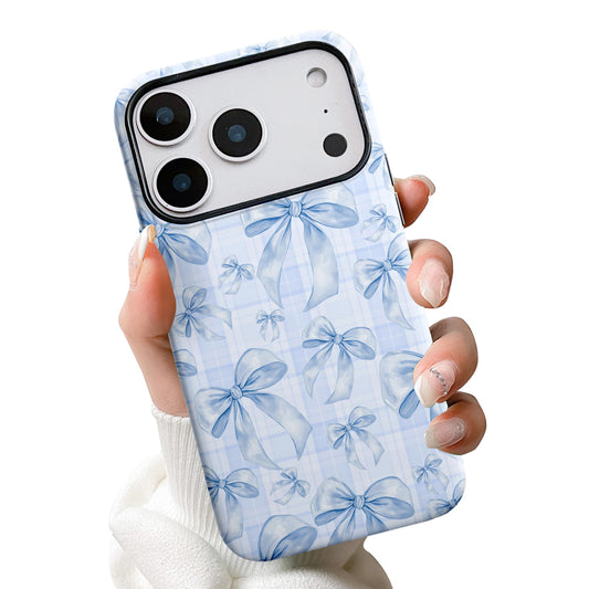 SZXYCZL Compatible with iPhone 17 Pro Max Case Phone Case, Aesthetic Kawaii Soft TPU Hard PC Protective Phone Cute Simple Checke