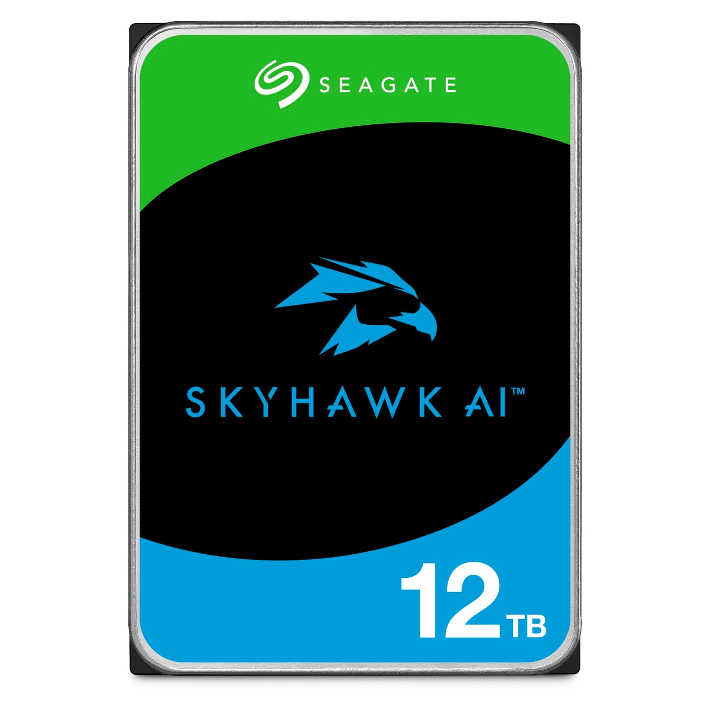 Seagate Skyhawk AI 12TB Video Internal Hard Drive HDD - 3.5 Inch SATA 6Gb/s 256MB Cache for DVR NVR Security Camera System with