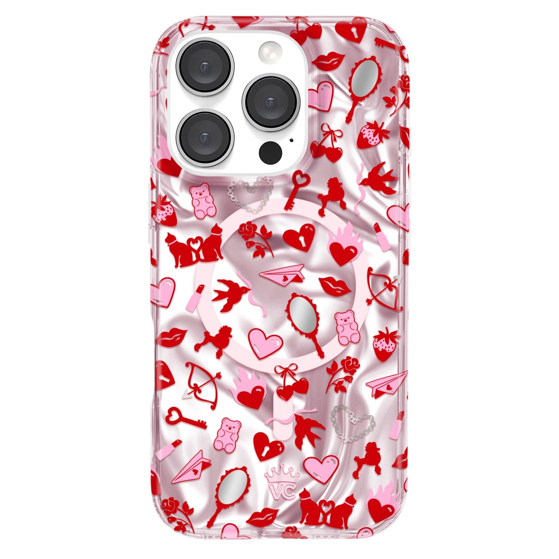 VELVET CAVIAR for iPhone 16 Pro Case - Compatible with MagSafe [10ft Drop Tested] - Lover Girl Holo