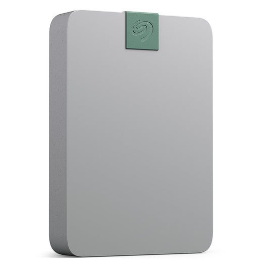 Seagate Ultra Touch 5TB External Hard Drive - Pebble Grey, Polycarbonate, Model STMA5000400, Eco-Friendly Design, 6mo Dropbox & Mylio