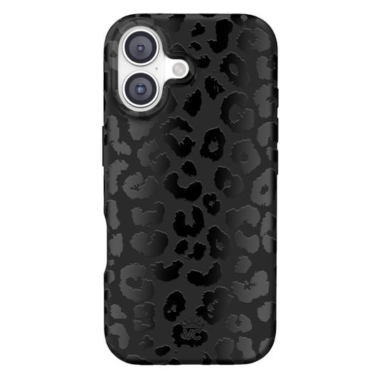 VELVET CAVIAR Case for iPhone 17 | Compatible with MagSafe | 10ft Drop Tested | Protective Designer Cases | Black Leopard Print