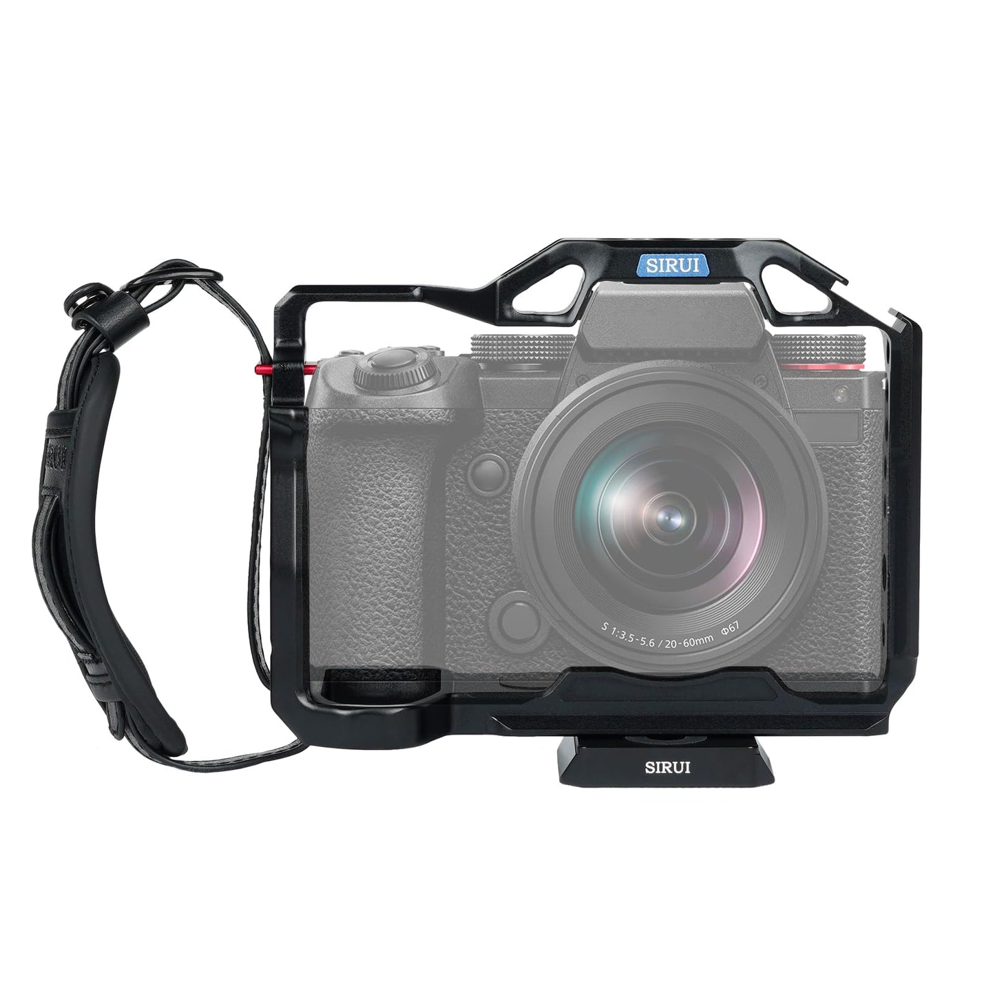 SIRUI S5II S5IIX G9 II Camera Cage with Wrist Strap, Full Cage for Panasonic LUMIX S5II S5IIX G9 with Built-in Plate for Arca, N