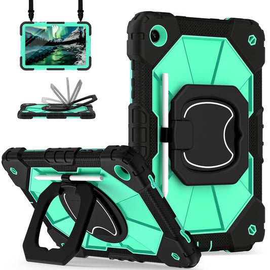 Scnioy for Galaxy Tab A11+ Plus/A9+ Case 11, Rugged Case for Samsung Galaxy A9 Plus/A11+ Tablet with 360 Rotating Stand Screen P