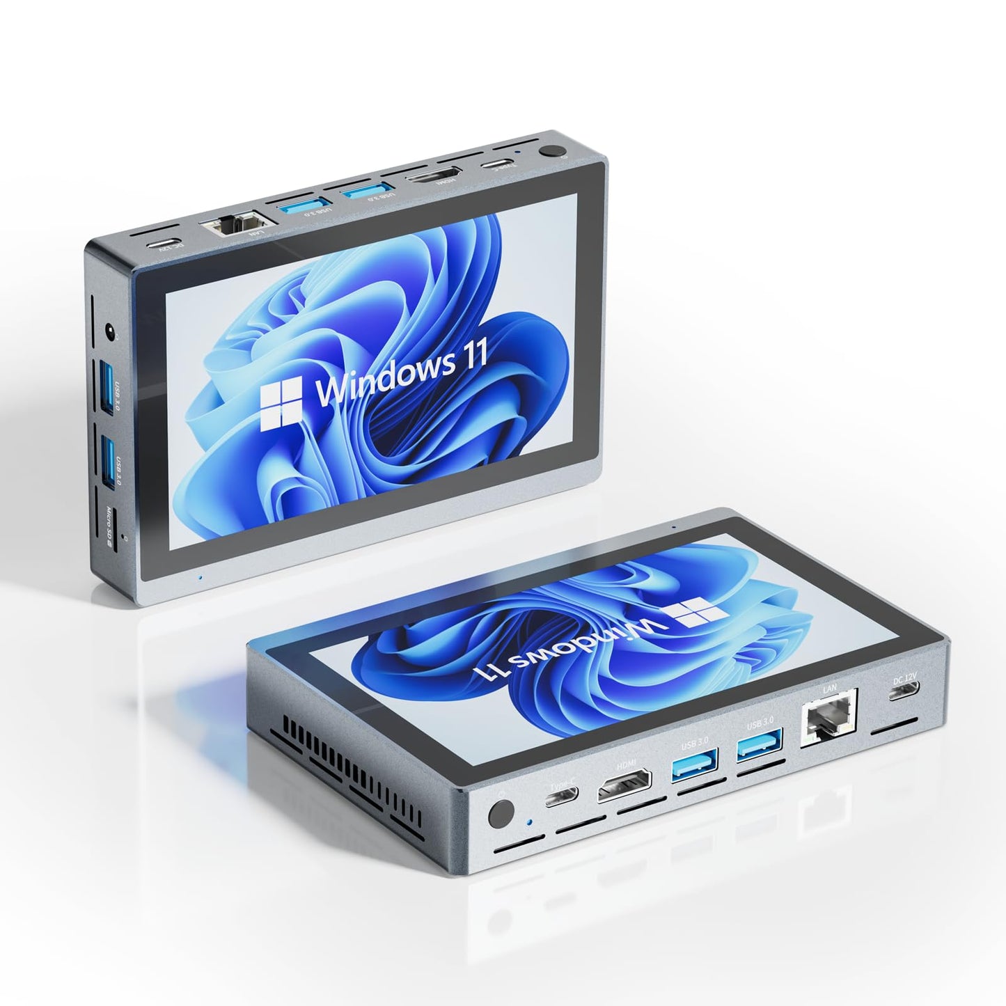 HIGOLEPC Mini PC Win 11 Pro,Celeron N5095 Mini Computer with Fan,8GB DDR4,128GB ROM,USB-C Mini PC with Screen,Micro PC WiFi 5.0