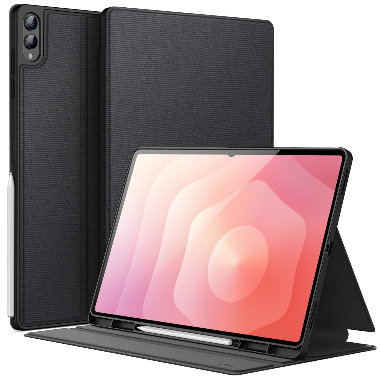 JETech Case for Samsung Galaxy Tab S11 Ultra with S Pen Holder, Slim Folio Stand Protective Tablet Cover, Multi-Angle Viewing, A